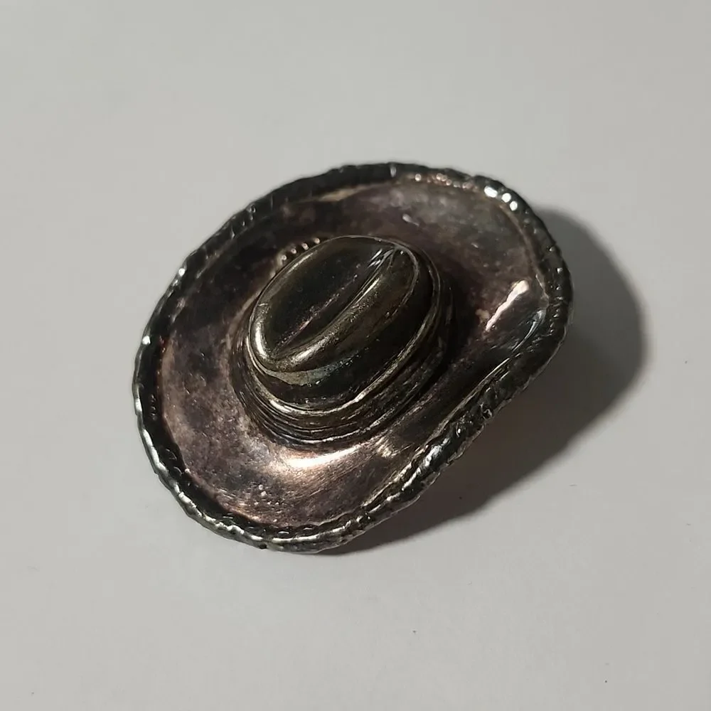 Sterling Silver J.E.M Ladies Hat Brooch/Pendant Great Piece!